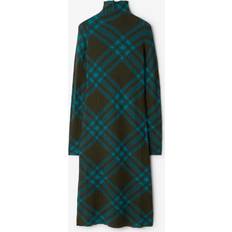 Burberry L Dresses Burberry Check Wool Blend Dress Snug