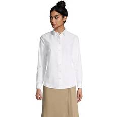 Lands' End Women Shirts Lands' End Women's Long Sleeve Oxford Dress Shirt