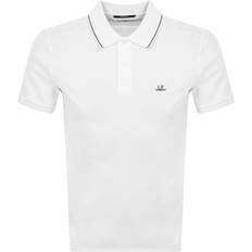 CP COMPANY M Polo Shirts CP COMPANY Piquet Polo T Shirt White