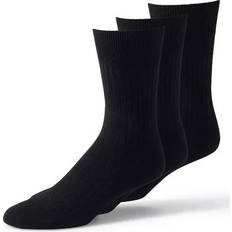 Lands' End Men Clothing Lands' End Men's Seamless-Toe Cotton 3-Pack Dress Socks