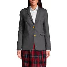 Lands' End Blazers Lands' End Women's School Uniform Hopsack 2-Button Blazer Jacket