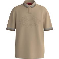 Hugo Boss Beige Polo Shirts Hugo Boss Men's Polo Shirt Lt Bge