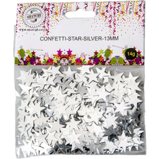 Shatchi Confetti Star Silver 3-pack