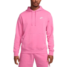 Nike Sportswear Club Fleece Pullover Hoodie - Playful Pink/White