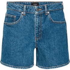 Vero Moda Vmtess Shorts - Blue/Medium Blue Denim