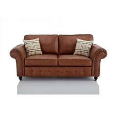 Furniture 786 Oakland Tan Brown Sofa 210cm 3 Seater