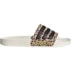 Laced - Women Slides Adidas Adilette Shower - Off White/Core Black/Magic Beige