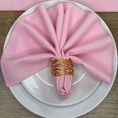 Hope Plain Cloth Napkin Pink (121.9x121.9cm)