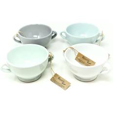 Verano Rustic Pastel Soup Bowl 4pcs