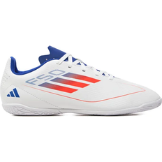 Indoor football shoes Adidas Kid's F50 Club IN - Cloud White/Solar Red/Cloud White