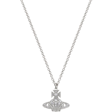 Vivienne Westwood Natalina Pendant Necklace - Silver/Transparent