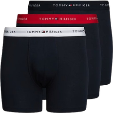 Tommy Hilfiger Signature Essential Logo Waistband Boxer Briefs 3-pack - Des Sky/White/Primary Red