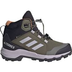 Adidas Kid's Terrex Mid Gore-Tex - Olive Strata/Silver Dawn/Amber Tint