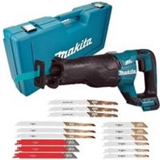 Makita DJR187Z 18v lxt Brushless Reciprocating Sabre Saw Bare Unit Case Blades