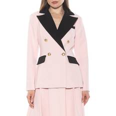 Alexia Admor Double Breasted Jacket in Pink