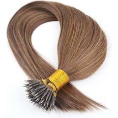 Forever Young Nano Ring Hair Extension 18 inch #8 Ash Brown