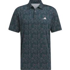 Adidas Men's Ultimate365 Power Grid Print Polo Shirt - Collegiate Navy