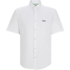 HUGO BOSS Men's Motion Short Sleeve Shirt - White