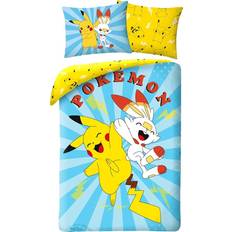 Halantex Pokemon Pikachu and Scorbunny Bedding Set 55.1x78.7"