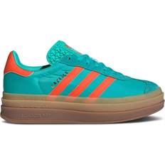 Turquoise - Women Trainers Adidas Gazelle Bold W - Mint Rush/Impact Orange