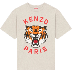 Kenzo Lucky Tiger Oversize T-shirt Unisex - Pale Grey