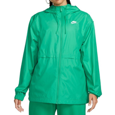 Nike Women's Sportswear Essential Repel Woven Jacket - Stadium Green/White