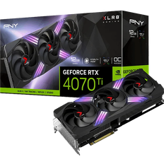 GeForce RTX 4070 Ti Graphics Cards PNY GeForce RTX 4070 Ti SUPER XLR8 EPIC-X RGB Triple OC HDMI 3xDP 16GB