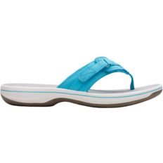 Turquoise - Women Slippers & Sandals Clarks Brinkley Sea - Light Turquoise