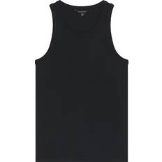 Club Monaco Ribbed Tank in Black. M, S, XL/1X