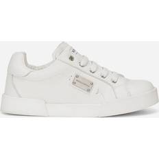 Dolce & Gabbana Kids Bassa leather sneakers white UK 12.5