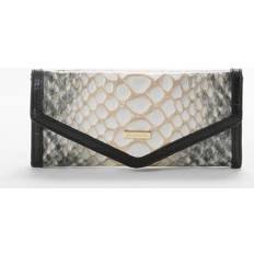 Brahmin Veronica Leather Flap Wallet - Black