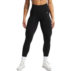 Fitness & Gym - S Tights Gymshark Lift Contour Seamless Leggings - Black/Black Marl