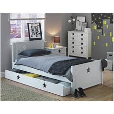 Habitat Stars Single Bed with Drawer White