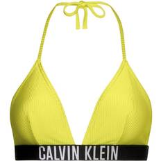 Yellow Bikini Tops Calvin Klein Intense Power Triangle Bikini Top - Limonade Gelb