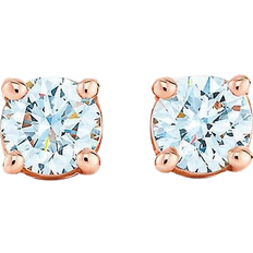 Tiffany & Co. Solitaire Stud Earrings - Rose Gold/Diamonds