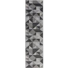 Dunelm Geo Squares Grey 57x230cm