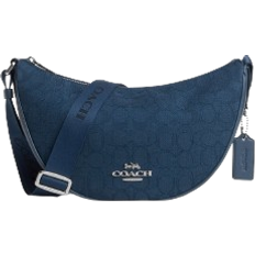 Coach Pace Shoulder Bag In Signature Jacquard - Silver/Denim/Dark Denim