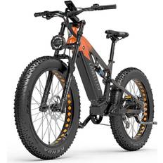 Lankeleisi RV800 MTB Electric Bike 48V 20Ah 750Wa 26inFat Tyre Black/Orange