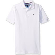 Tommy Hilfiger Boys Polo Shirts Tommy Hilfiger Big Boys Ivy Stretch Polo Collared Shirt White L 16/18