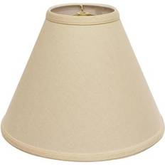 Cloth & Wire Slant Deep Cone Beige Shade 43.2cm