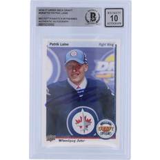 Upper Deck Patrik Laine Winnipeg Jets Autographed 2016-17 Draft Top #DRAFT-31 Fanatics Witnessed Authenticated Rookie Card