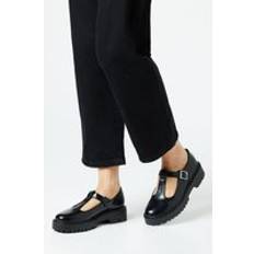 Faith Naevias Chunky T-bar Mary-jane Shoes Black