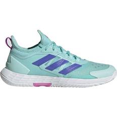 Green - Women Racket Sport Shoes Adidas Adizero Ubersonic 4.1 All Court Shoes Blue Woman