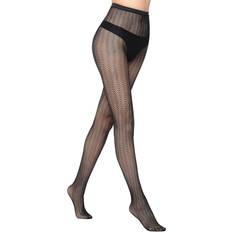 Support Tights Stems Micro Crescent Fishnet Tight