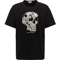 Alexander McQueen T Shirt Bianco/Nero-Uomo White/Black