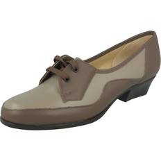 13.5 - Women Oxford Ladies nil simile narrow fitting smart lace up shoes 'beaufort'