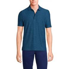 Lands' End Men Polo Shirts Lands' End Men's Short Sleeve Soft Performance Hybrid Polo Shirt