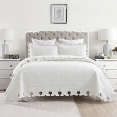 MarCielo 3PCS Bedspread White