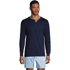 Lands' End Men Shirts Lands' End Big & Tall Super-T Classic-Fit Henley