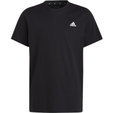 Adidas Kid's Essentials Small Logo Cotton Sportswear T-shirt - Black/White